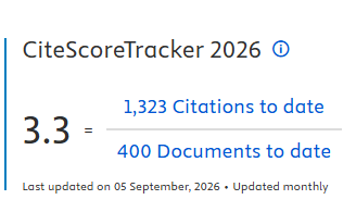 CiteScore 2025: 3.9